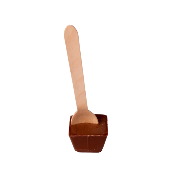 Chocolademelk lepel