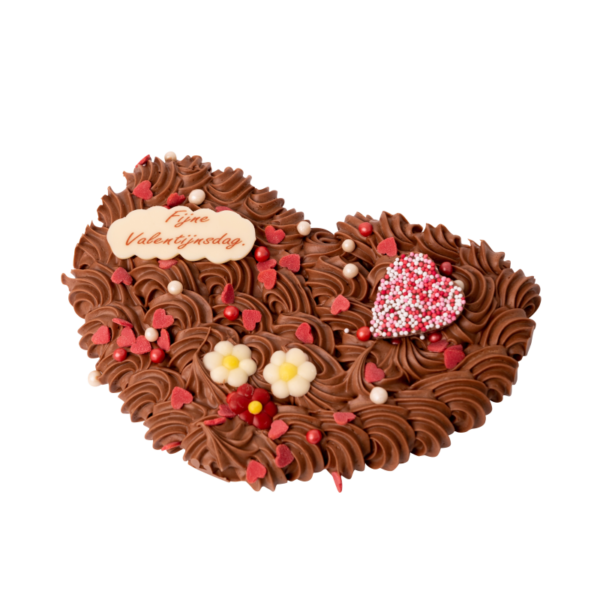 Gespoten hart valentijn
